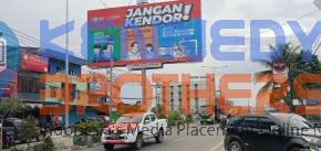 billboard kab jayapura papua I kemenkes - germas jangan kendor