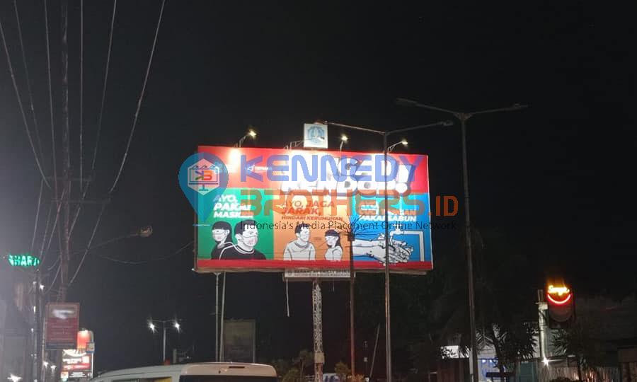 billboard kab jayapura papua I kemenkes - germas jangan kendor