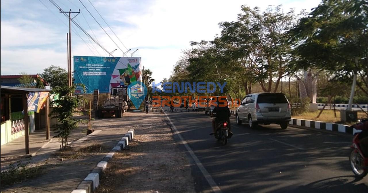 billboard kota kupang ntt I kemkominfo - pon papua