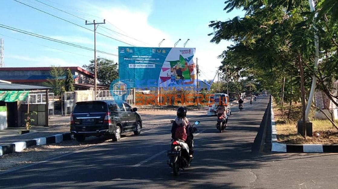 billboard kota kupang ntt I kemkominfo - pon papua