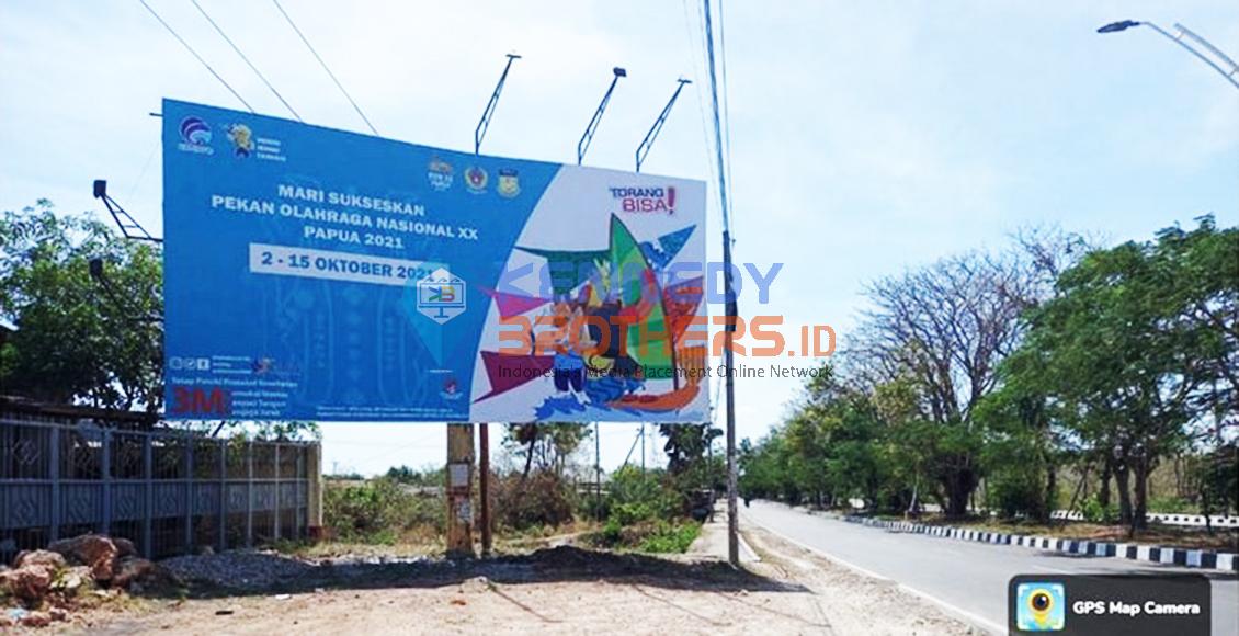 billboard kota kupang ntt I kemkominfo - pon papua