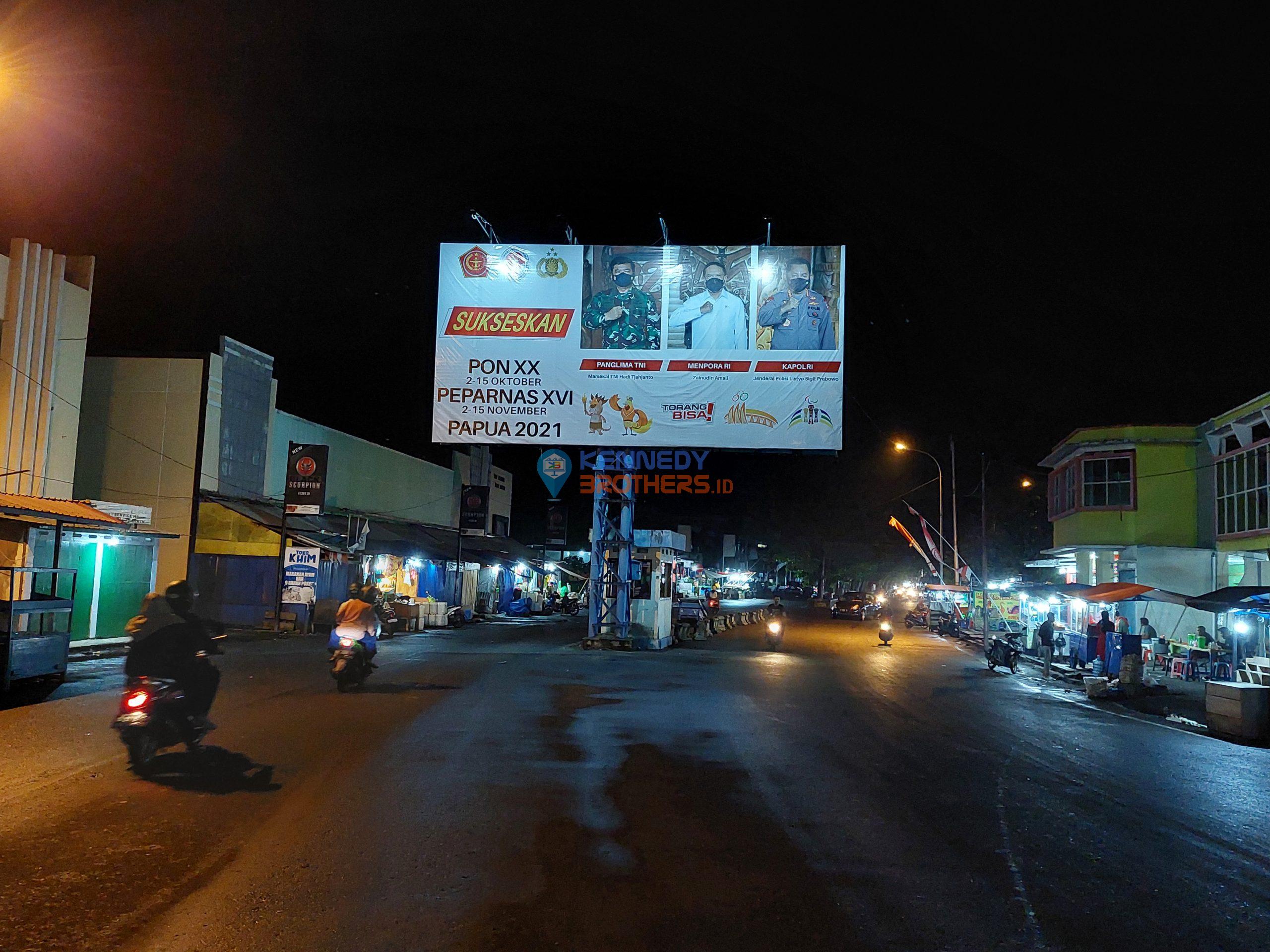 billboard kota ternante maluku utara I kemenpora