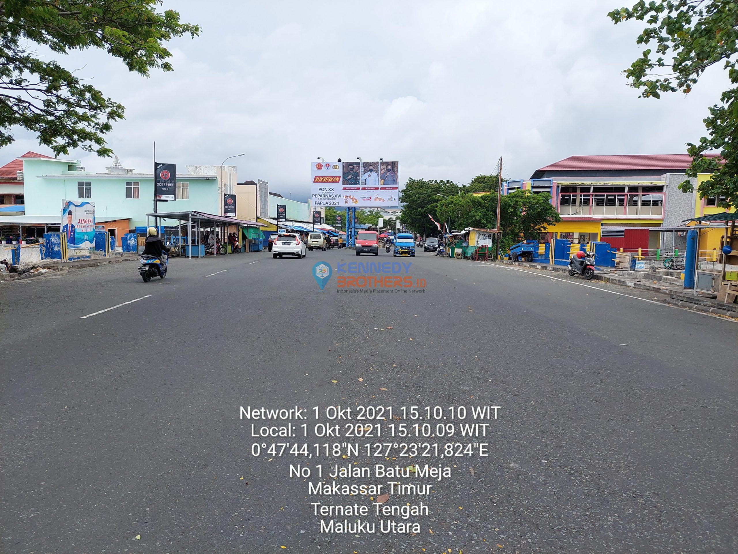 billboard kota ternante maluku utara I kemenpora