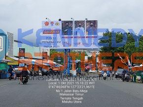 billboard kota ternante maluku utara I kemenpora