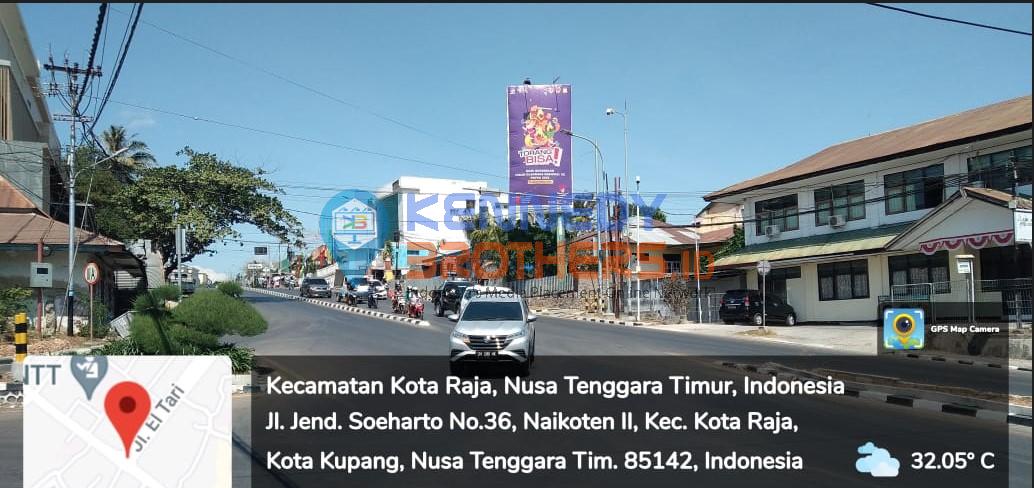 billboard kota kupang ntt I kemkominfo - pon papua