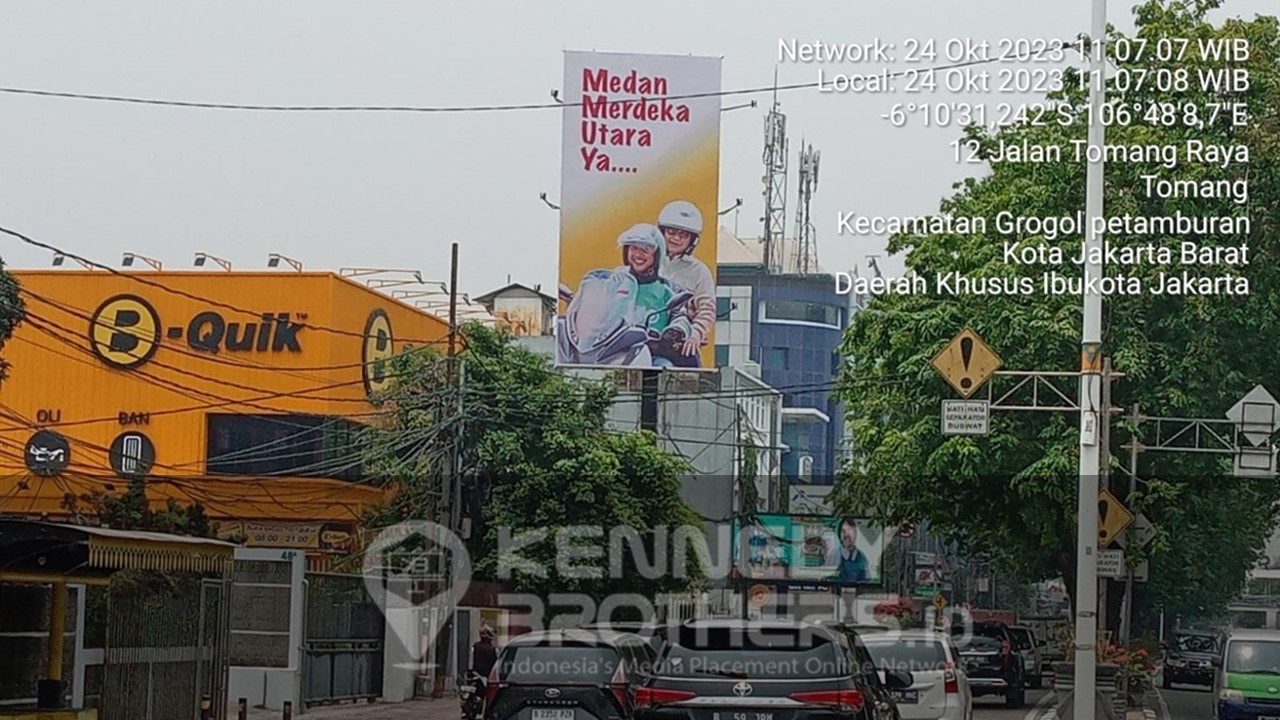 BILLBOARD JAKARTA BARAT - JL. TOMANG RAYA